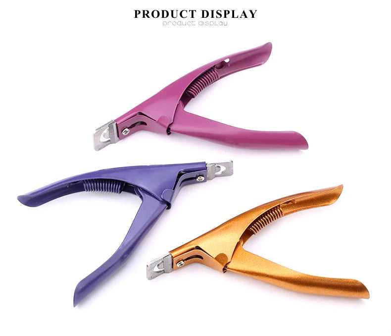 Professional Fake Nail Cutter Nail Cipper Tips Cutter U Type