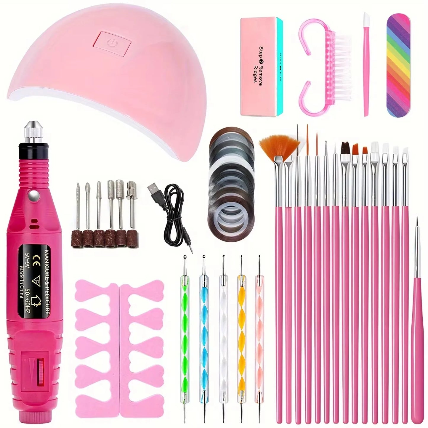 Lipanails™ LumiGlow Gel Nail Lamp Kit