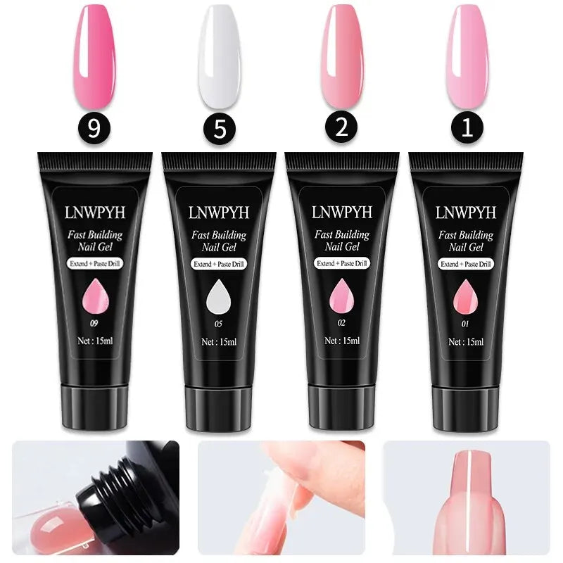 Lipanails™ Pro Luxe Gel Kit Salon Nails at Home