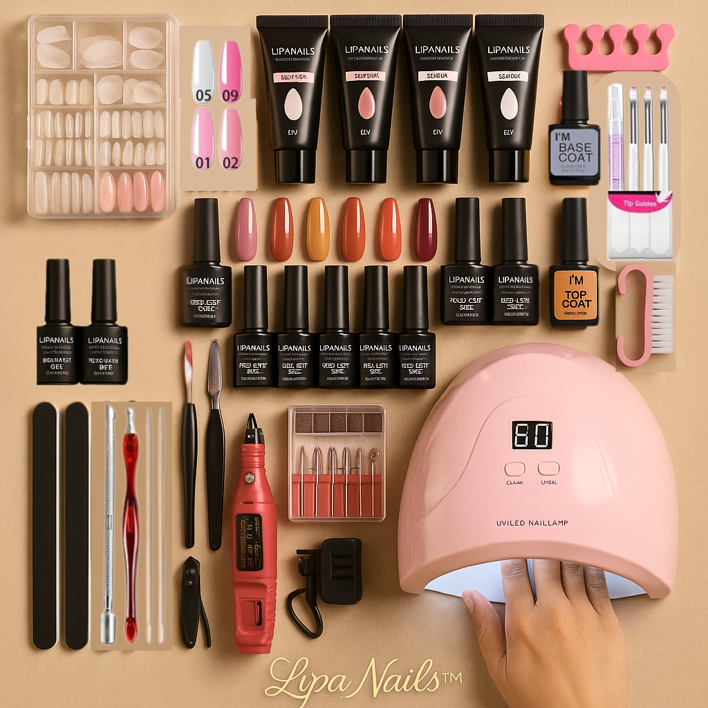 Lipanails™ Pro Luxe Gel Kit Salon Nails at Home