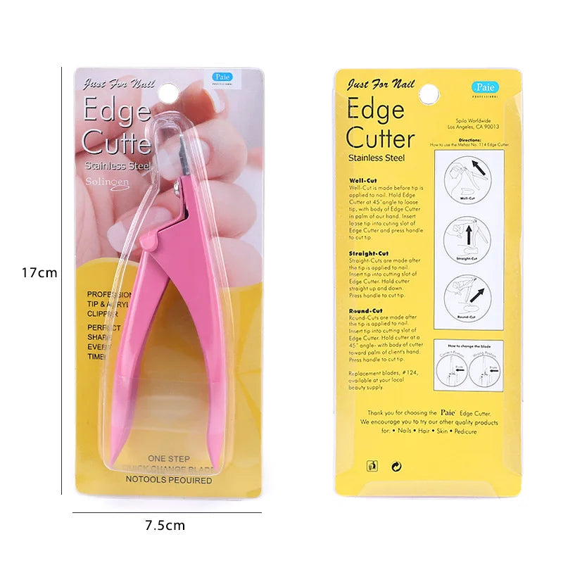 Professional Fake Nail Cutter Nail Cipper Tips Cutter U Type