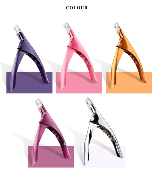 Professional Fake Nail Cutter Nail Cipper Tips Cutter U Type