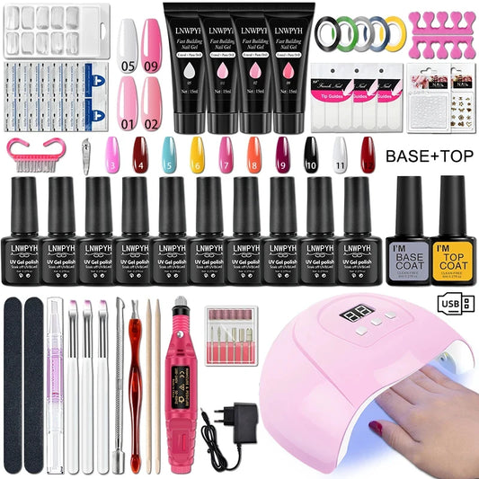"Lipanails™ Pro Luxe Gel Kit – Salon Nails at Home 💅