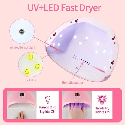 Lipanails™ LumiGlow Gel Nail Lamp Kit