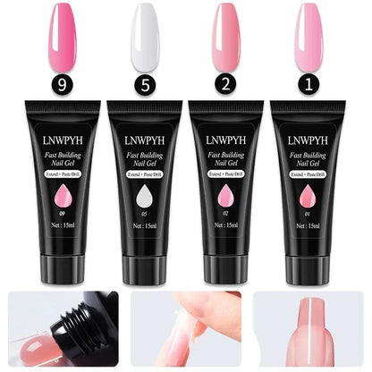 Lipanails™ Pro Luxe Gel Kit Salon Nails at Home