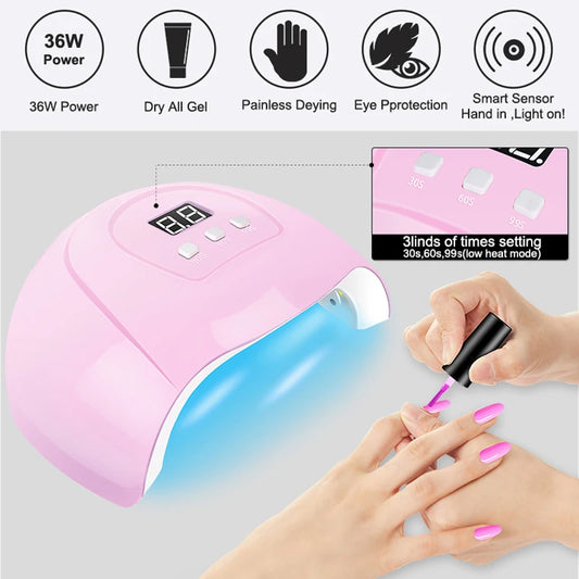 "Lipanails™ Pro Luxe Gel Kit – Salon Nails at Home 💅